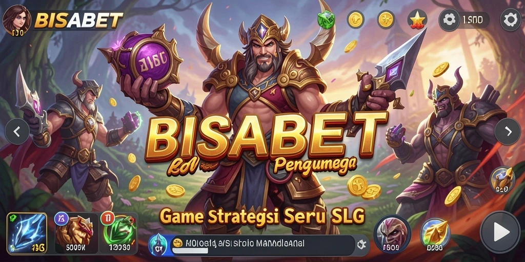 Screenshot gameplay BISABET menampilkan aksi pertempuran dan strategi mendalam.