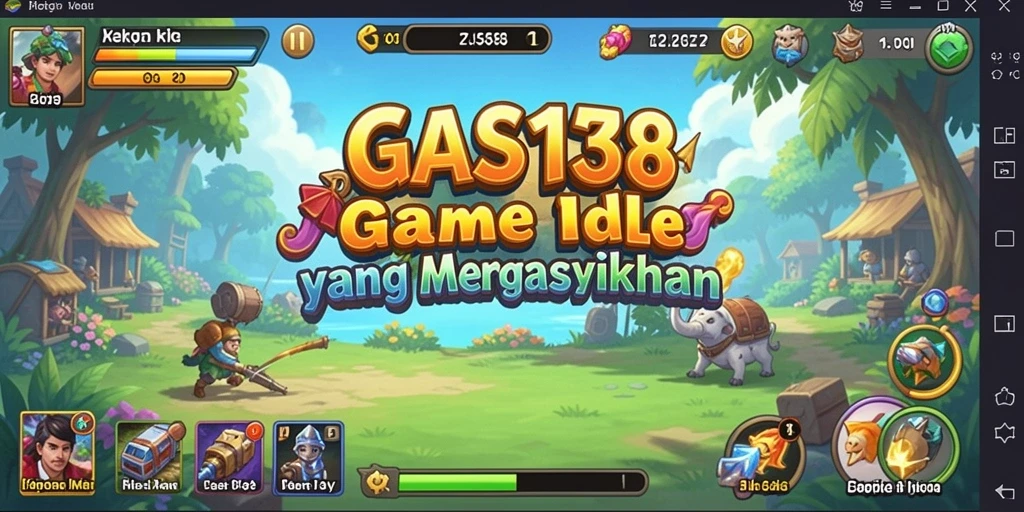 Tampilan gameplay seru dari GAS138 yang menampilkan aktivitas Idle.
