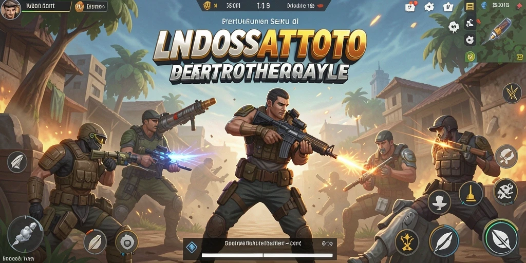 Gambaran seru dari gameplay Battle Royale LNDOSATTOTO.