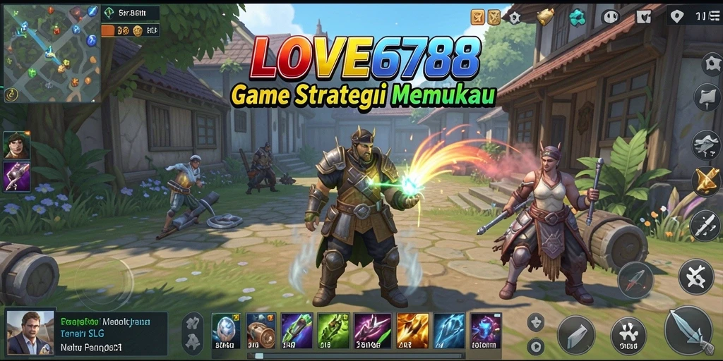 Screenshot menampilkan gameplay SLG yang seru dan strategis.