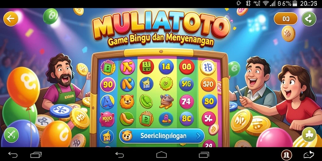 Tampilan menarik saat bermain Bingo di MULIATOTO.