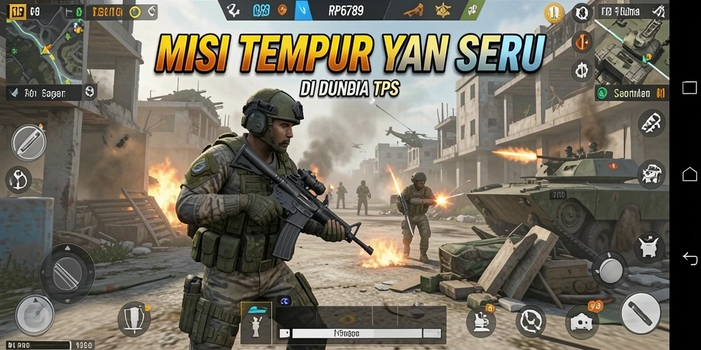 Gameplay seru dari RP6789 dengan aksi tempur intens.