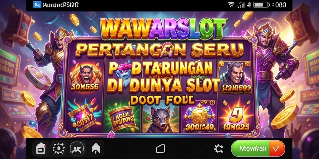 Tangkapan layar gameplay WAWARSLOT yang menunjukkan pertempuran aksi seru.